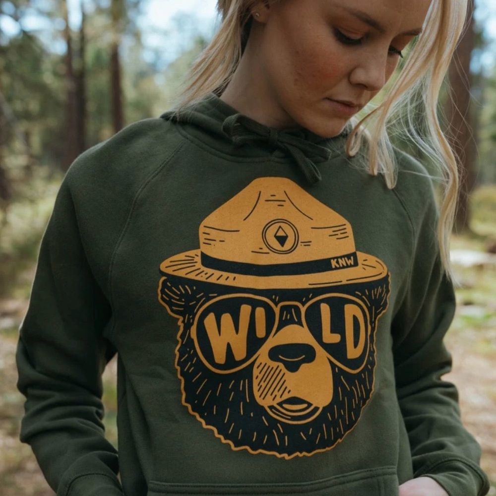 Keep Nature Wild Smokey Bear Hoodie